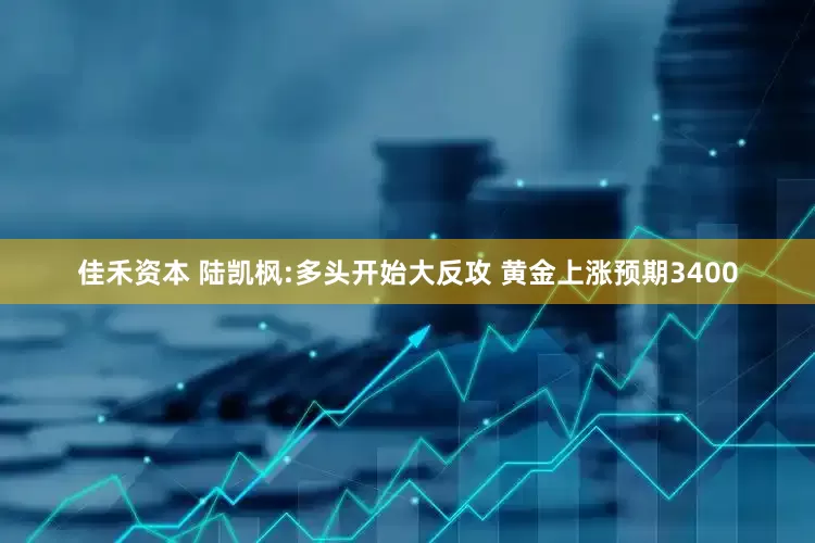 佳禾资本 陆凯枫:多头开始大反攻 黄金上涨预期3400